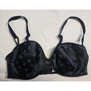 Lovable Women's  Bra Vintage  Black  Underwire  36 C